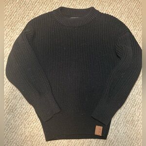 Little Bipsy Boys Black Crewneck Sweater
